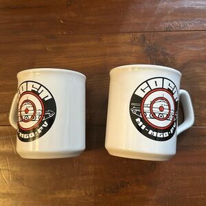 2 Conduct Of Fire Trainer (COFT) coffee mugs Made in Japan tanks‎